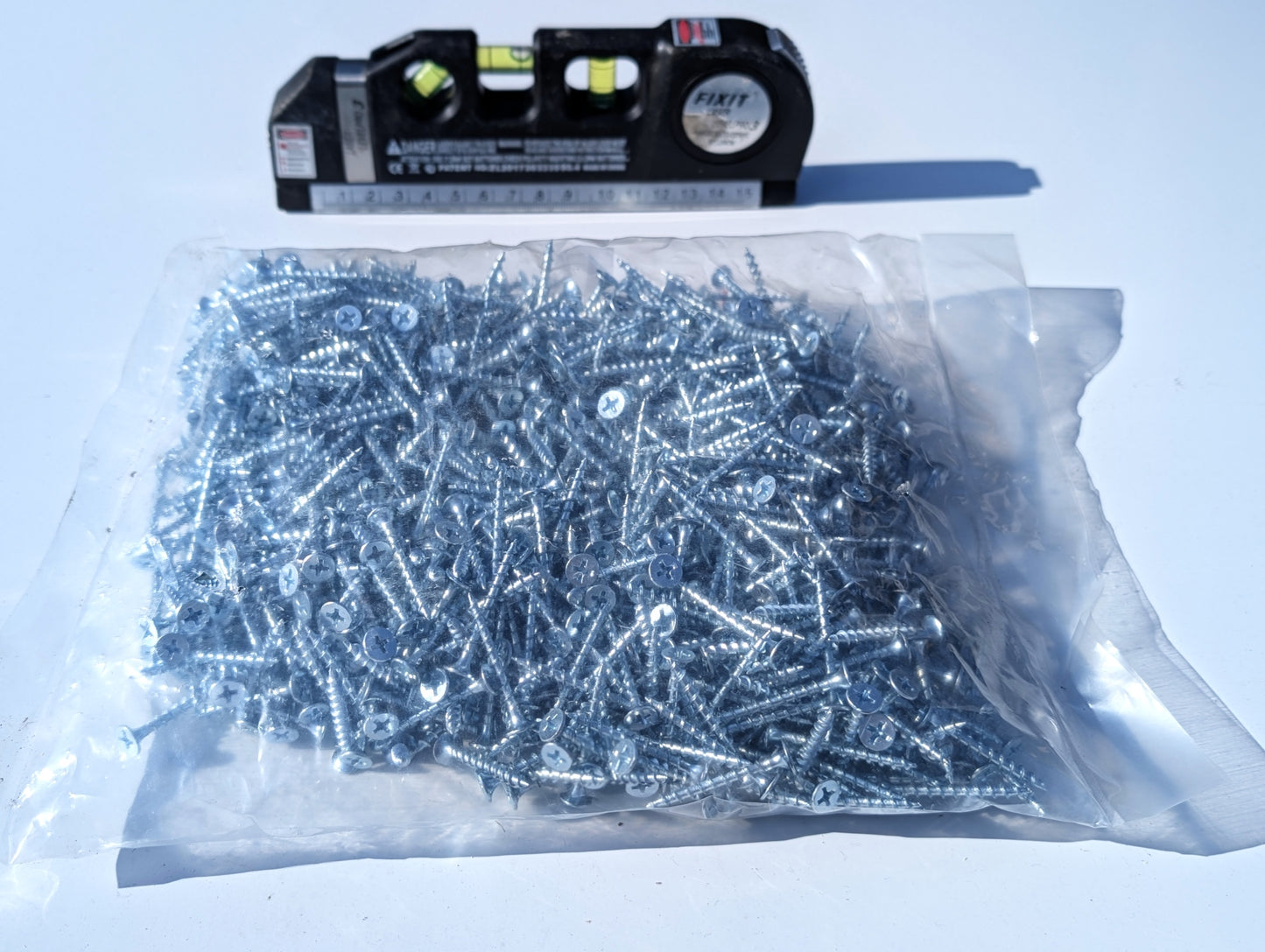 3.5 x 35mm Coarse Thread Screws (Zinc Plated)