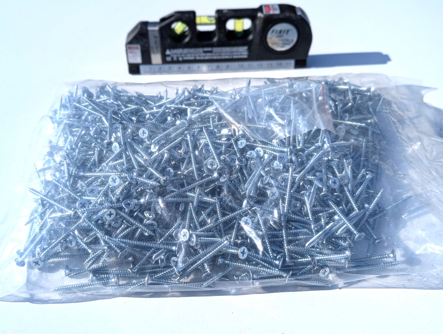 3.5 x 45mm Fine Thread Screws (Zinc Plated)