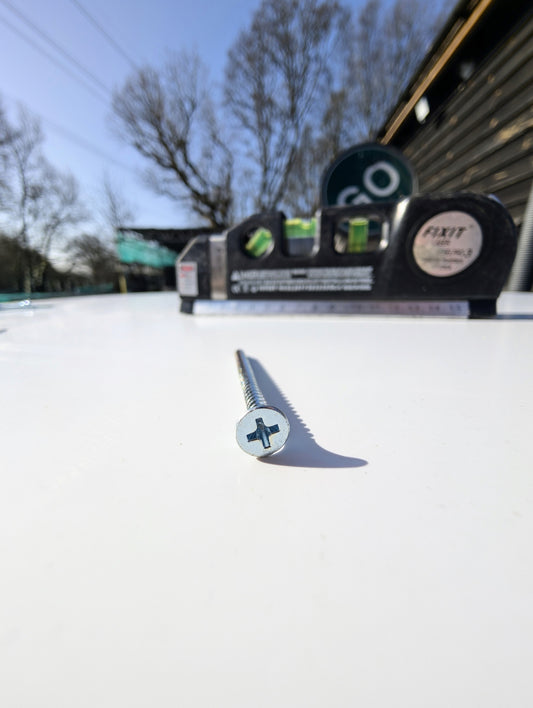 3.5 x 55mm Fine Thread Screws (Zinc Plated)