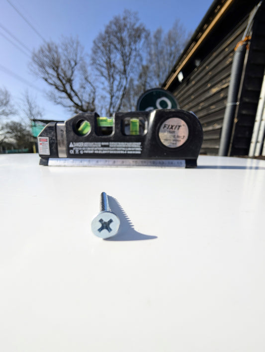 3.5 x 35mm Fine Thread Screws (Zinc Plated)